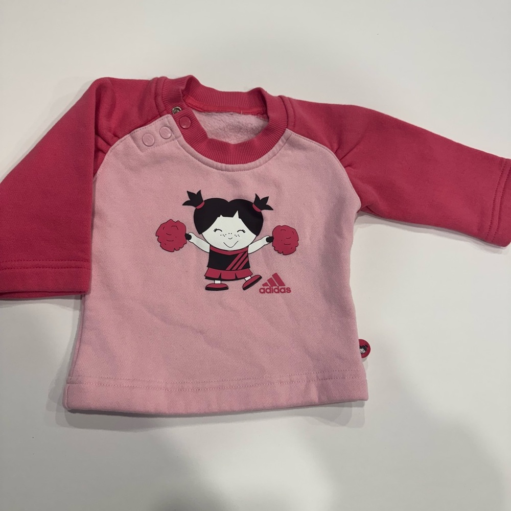 Adidas Baby Two stone Pink Sweater 6-9 months